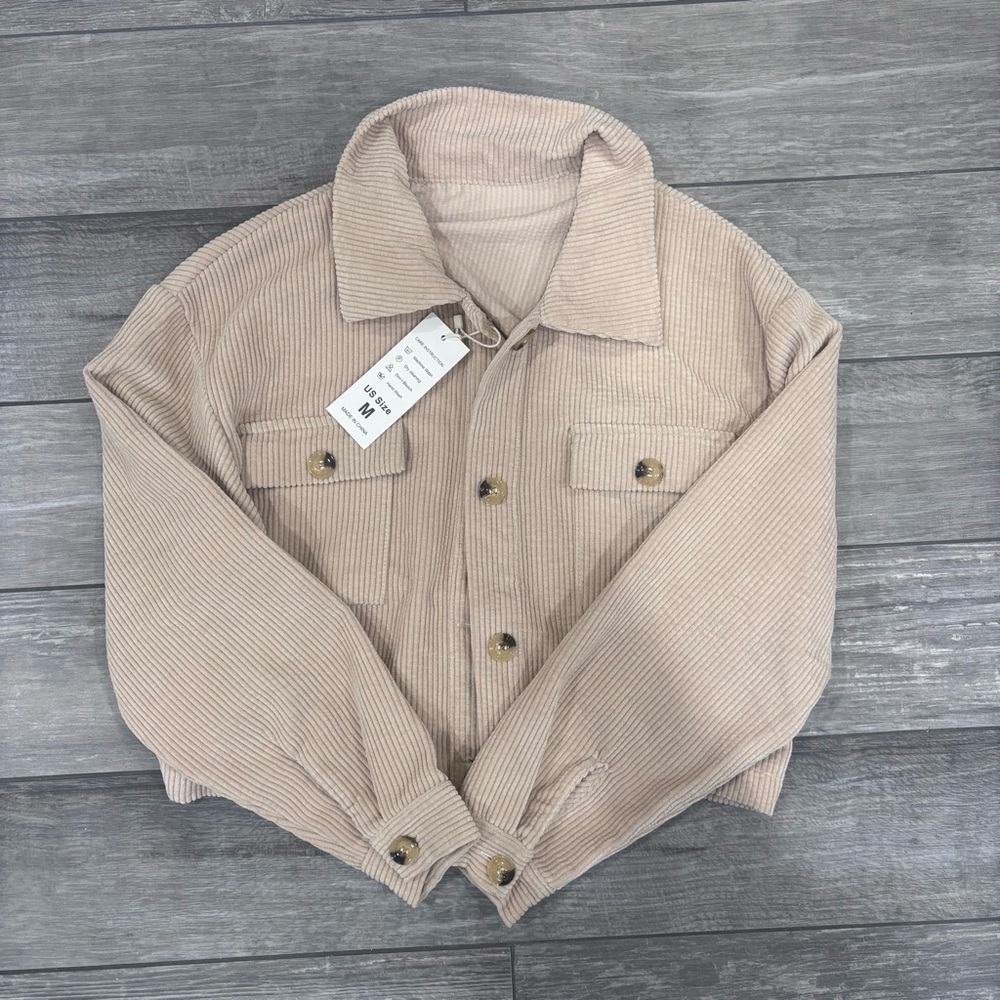 Tan Corduroy Jacket